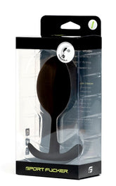 Sport Fucker Thunder Plug Large Black - - Butt Plugs